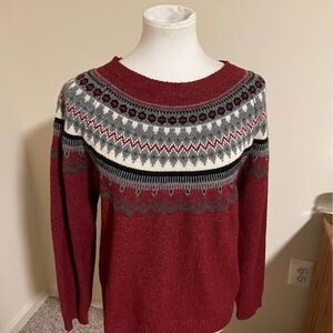 Weatherproof Vintage Fair Isle Sweater M/M